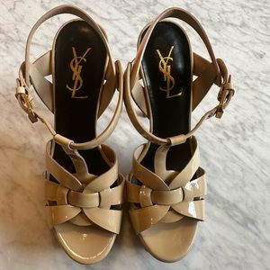 YSL Tribute Platform Heels - NEW without box